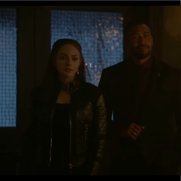 VINTAGE MOTO JACKET - BLANC NOIR - Picture 8 of 16